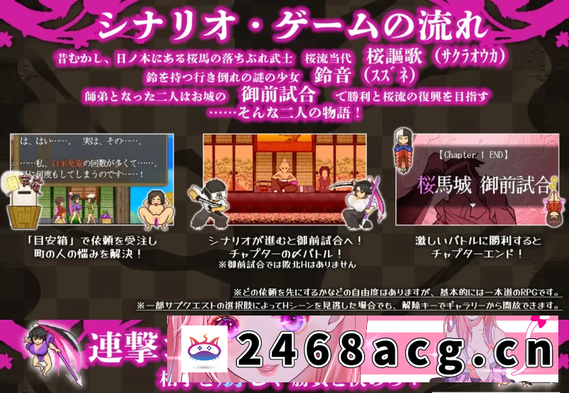 图片[3]-[RPG角色扮演] 新汉化[卖春/动态] 樱花御前 桜御前 Ver1.11 内嵌AI汉化PC+安卓 [2+1.80G][百度盘] -猫咪社