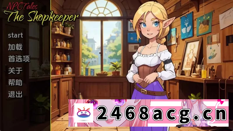 [手游] [自行打包] 【欧美/SLG/动态/更新】NPC 故事：店主v0.45 AI汉化版 [1+443M][百度盘]